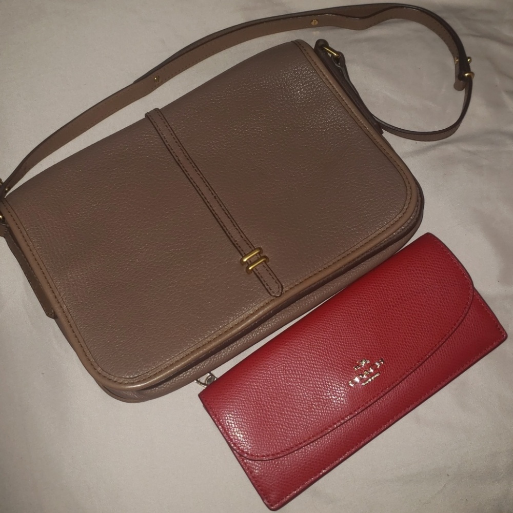 Marc by Marc Jacob shoulder handbag & Coach wallet